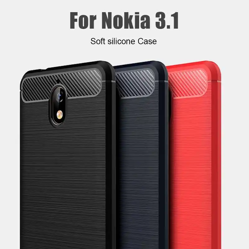

Donmeioy Shockproof Soft Case For Nokia 3.1 Plus Phone Case Cover