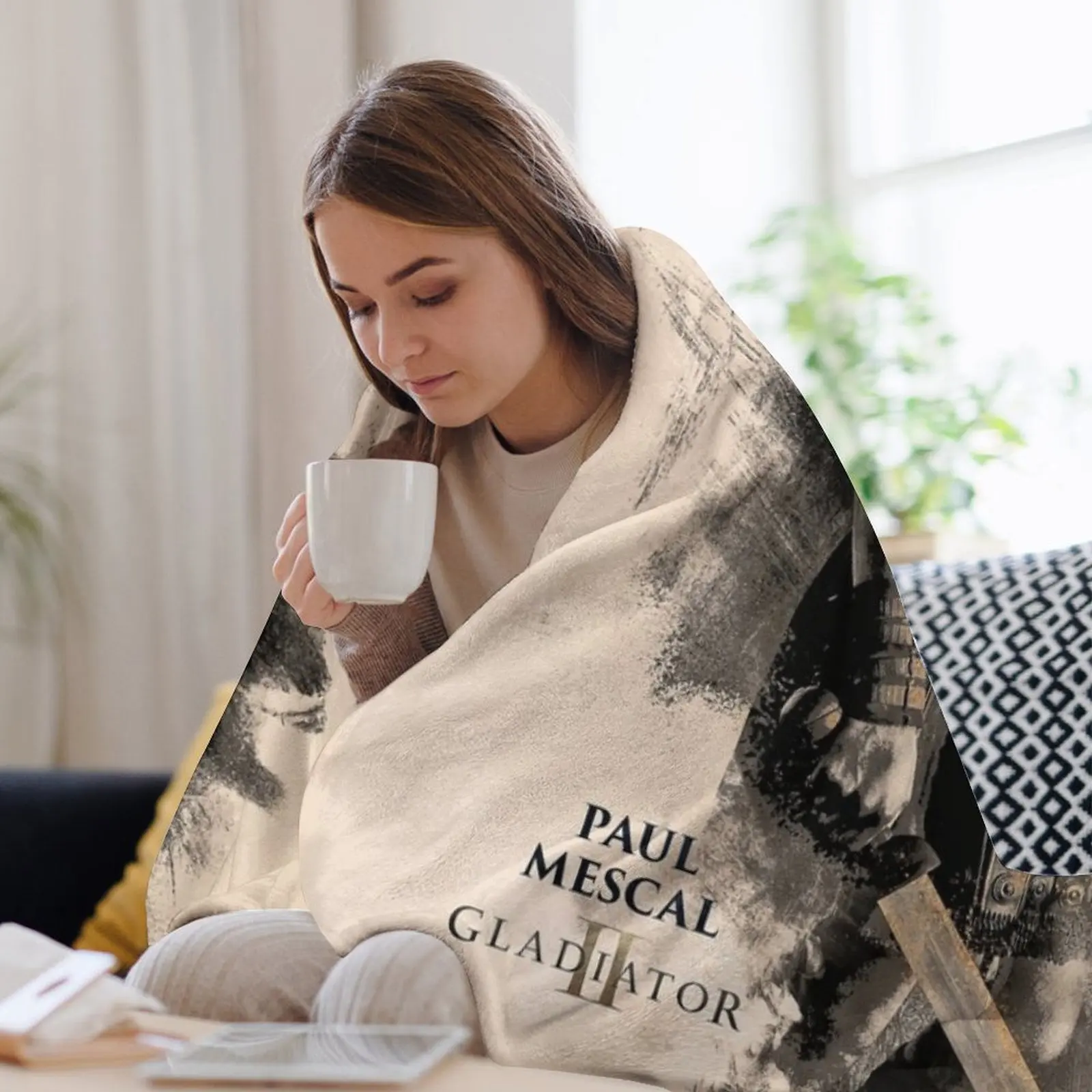 Одеяло Paul Mescal Gladiator 2 детские зимние кровати декоративные диванные мягкие одеяла