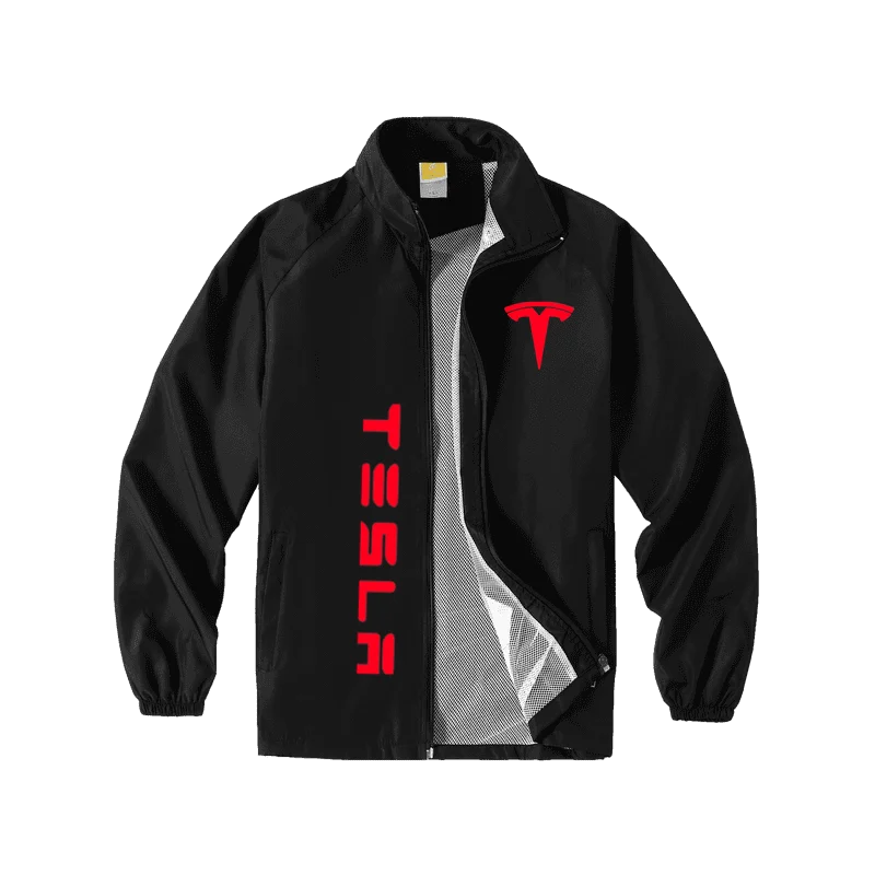 

New Tesla Brand High end Men's Casual Jacket Fashion Travel Street Men's Essential Jacket Sweatshirt