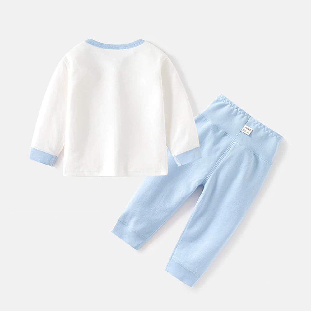 Комплект одежды для маленьких мальчиков Топ с длинным рукавом и штаны высокой