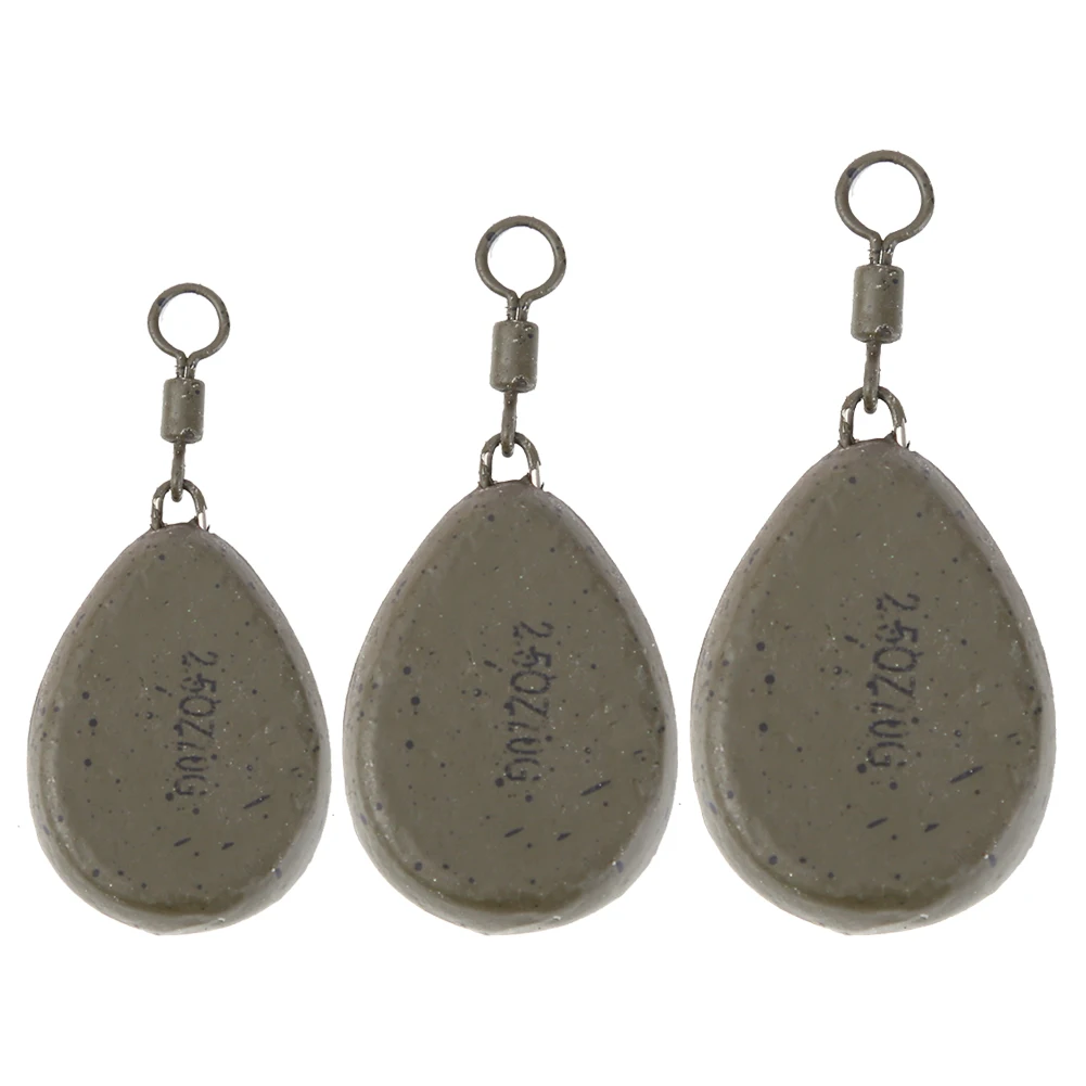 

10pcs Fishing Swivel Weight Sinker Plumb Pendant Carp Fishing Tackle Accessories Outdoor Fish Swivel Weight Sinker Plumb