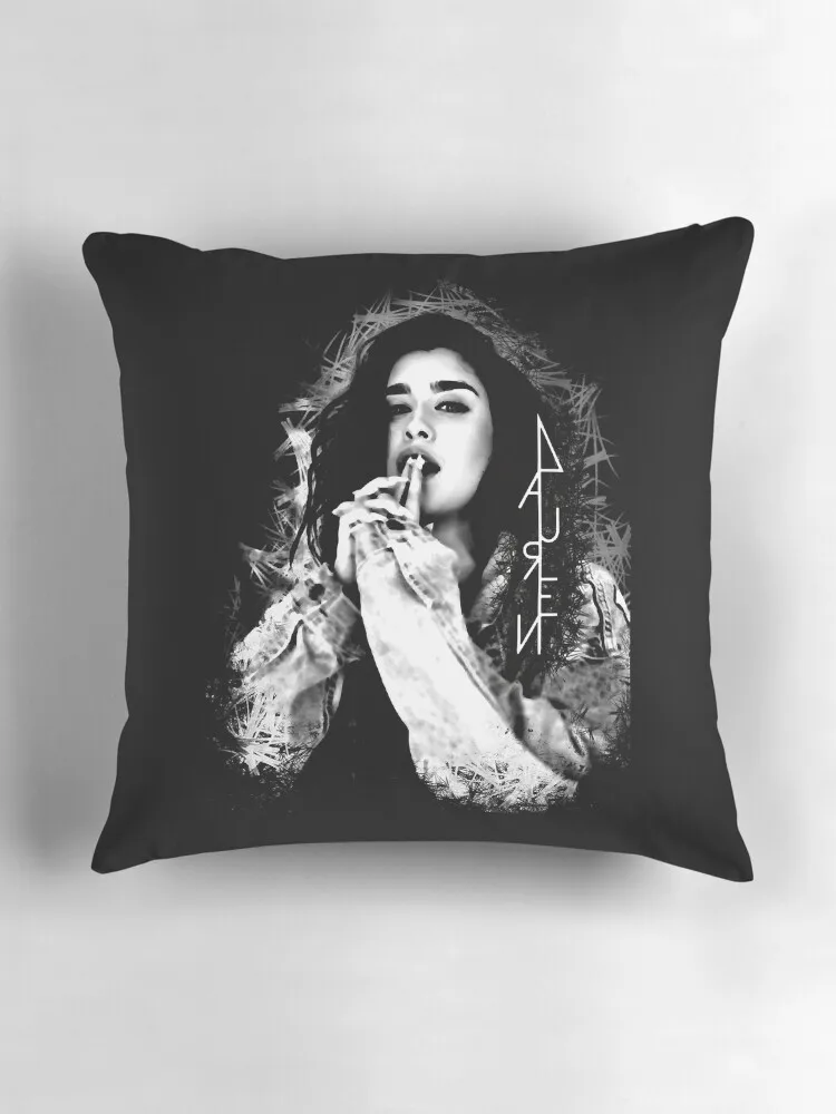 Черно-белая диванная подушка Lauren Jauregui с логотипом наволочка для дивана в клетку