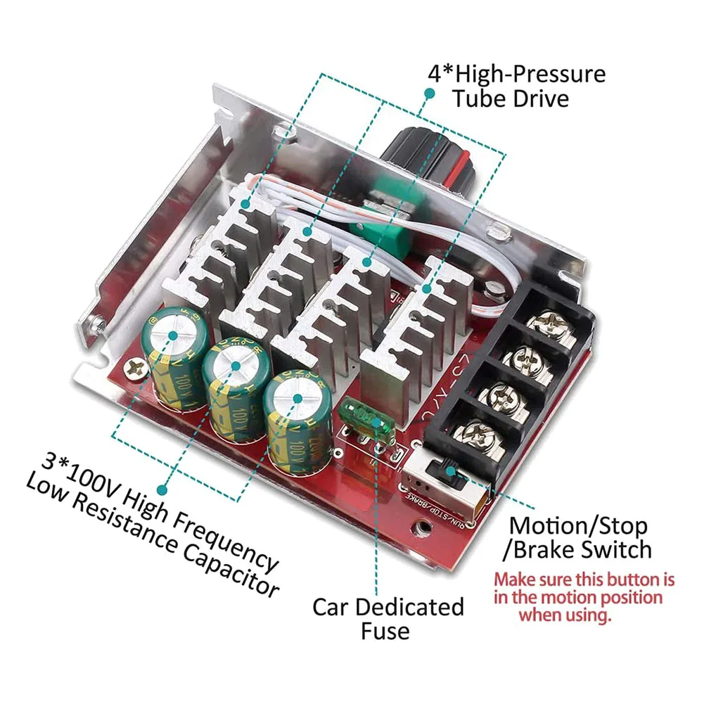 7-70 в 30 А устройство управления переключателем ШИМ 12 В 24 36 48 с предохранителем