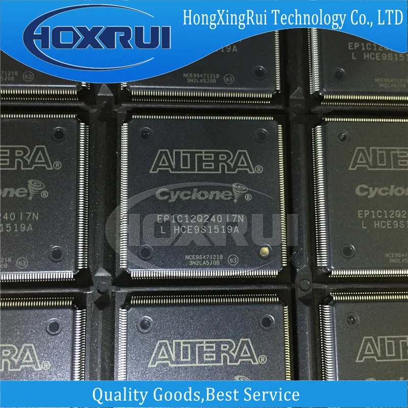 (1 шт.),EP1C12Q240I7N,QFP-240, батарея FPGA Cyclone Family 12060 Cells 320,1 MHz 130nm Technology 1,5 V,