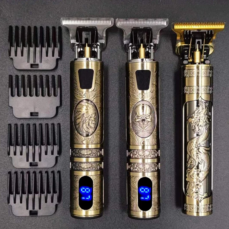 Электрическая машинка для стрижки волос беспроводная перезаряжаемая бороды