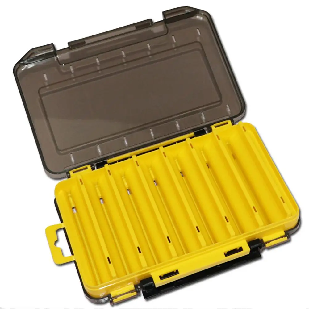 

Fishing Lure Box Case 12 14 Room Double Sided Tool Container For Fishing Bait Plastic Storage Box