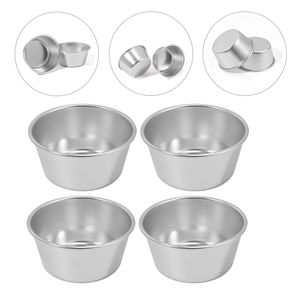 

Mini Cup Cups Cupcake Baking Cake Mold Muffin Tart Pans Molds Egg Pudding Moulds Tins Pan Tinaluminum Round Mousse Holder