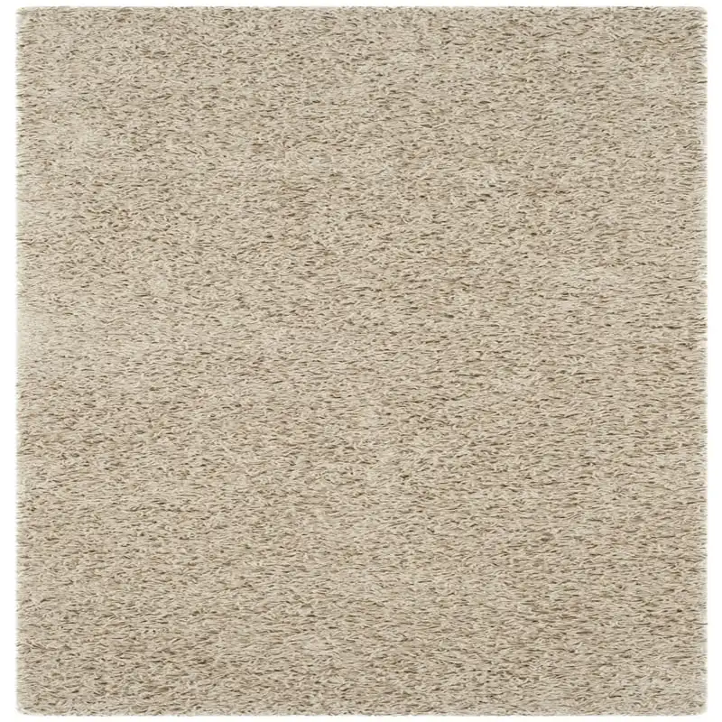 

Solid Plush Shag Runner Rug, Beige, 2'3" x 8'