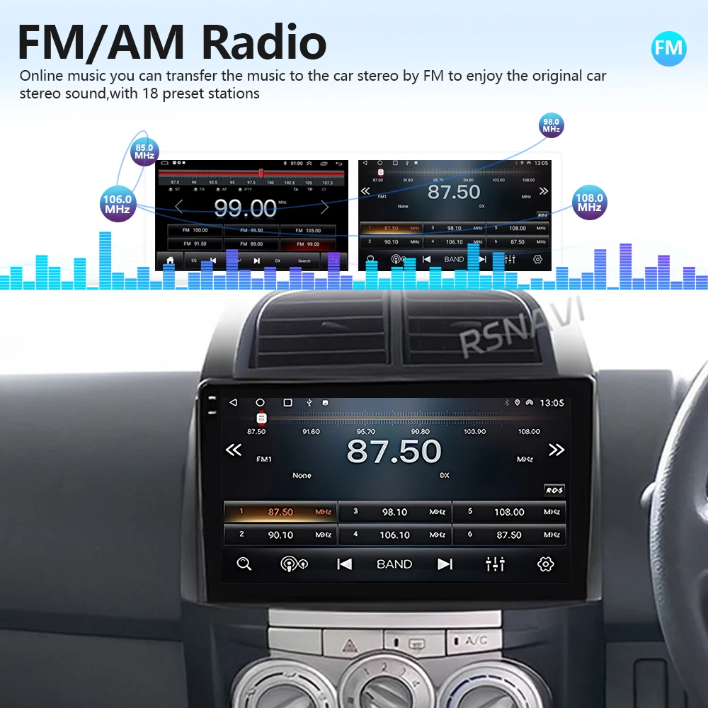 Автомагнитола Android 16 для Toyota Passo, Daihatsu Boon, Sirion, Subaru 2005-2013 с GPS, CarPlay и управлением с руля (art.: 3920da2df700e) - 3920da2df700e