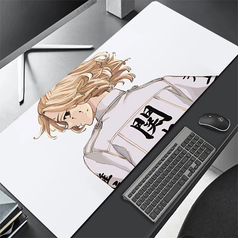 

Tokyo Revengers Mousepad Large Mause Ped Gamer Mouse Pad Keyboard Mousemats Laptop Office Carpets Rubber Overlock Mousepads XXL