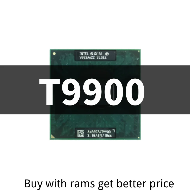 Двухъядерный двухпоточный процессор T9900 SLGEE 3 0 ГГц 6 Мб 35 Вт Разъем P | Компьютеры и