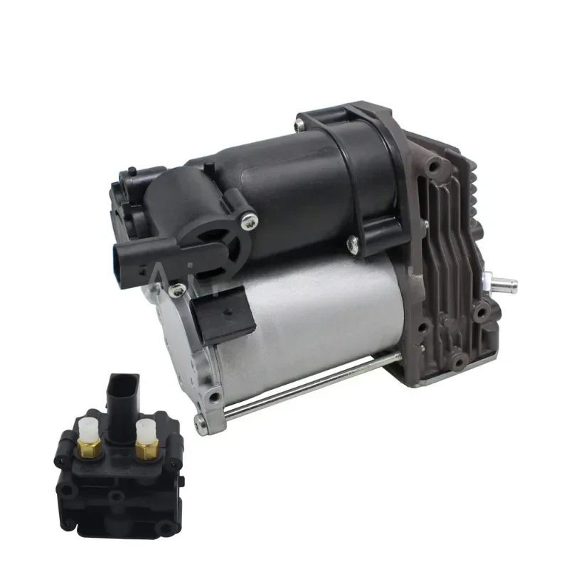 Компрессорный насос пневматической подвески + блок клапанов для BMW X5 E70 2007-2013 X6 E71