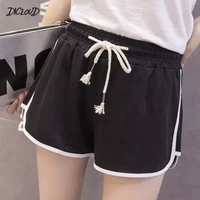 casual shorts woman harajuku high waist booty shorts female black white loose beach sexy short s xxl