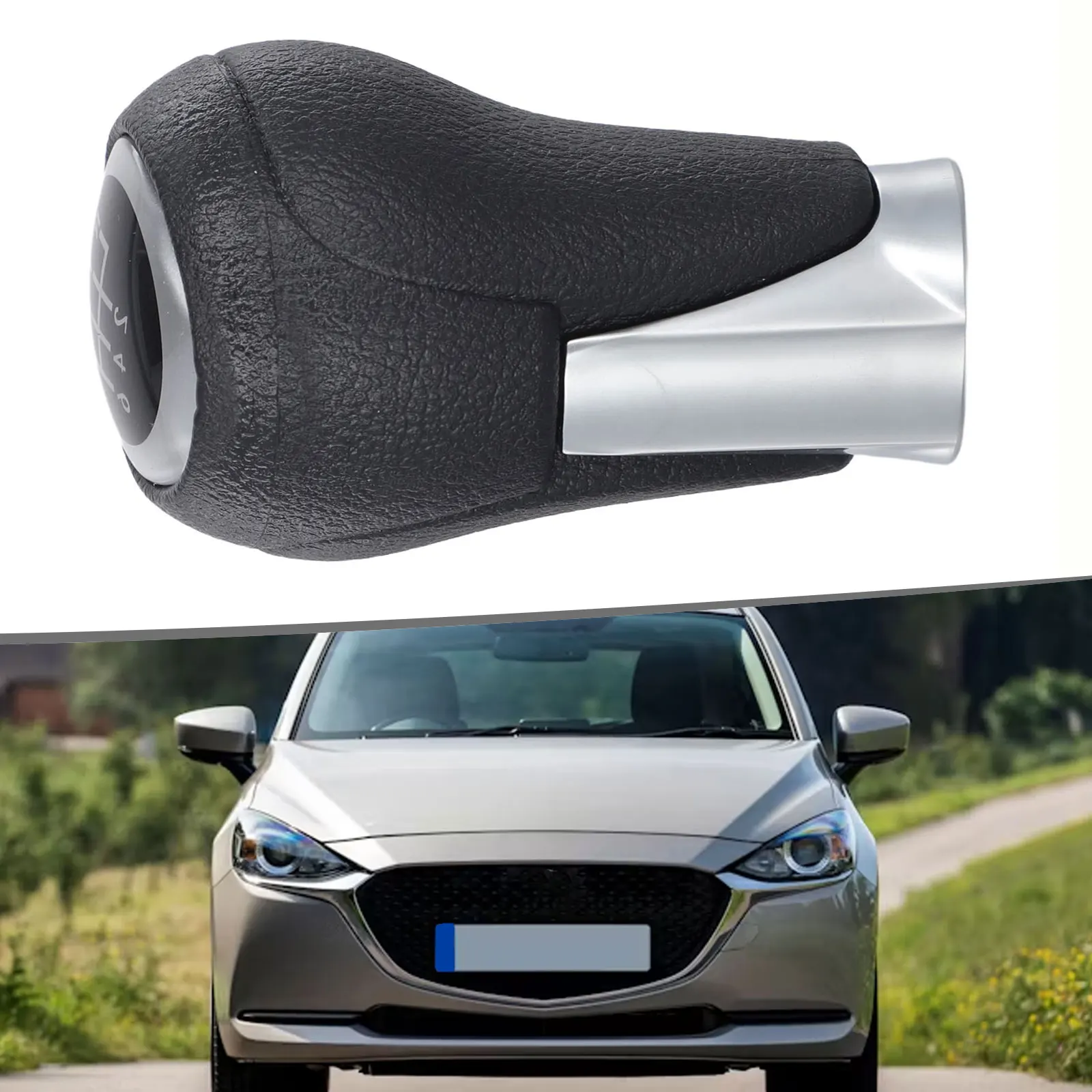 6-скоростная автомобильная ручка переключения передач кожаная для MAZDA 2 3 6 CX-3 5