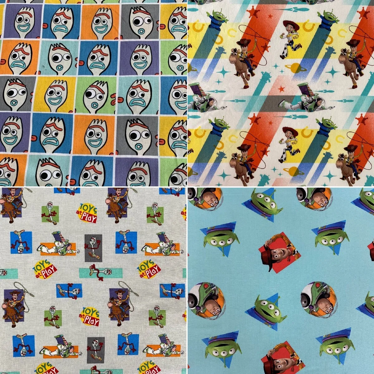 50cm*105cm Disney Toy Story Woody Cotton Fabric Material Patchwork Sewing Fabrics Quilt Needlework Diy Baby Cloth Material