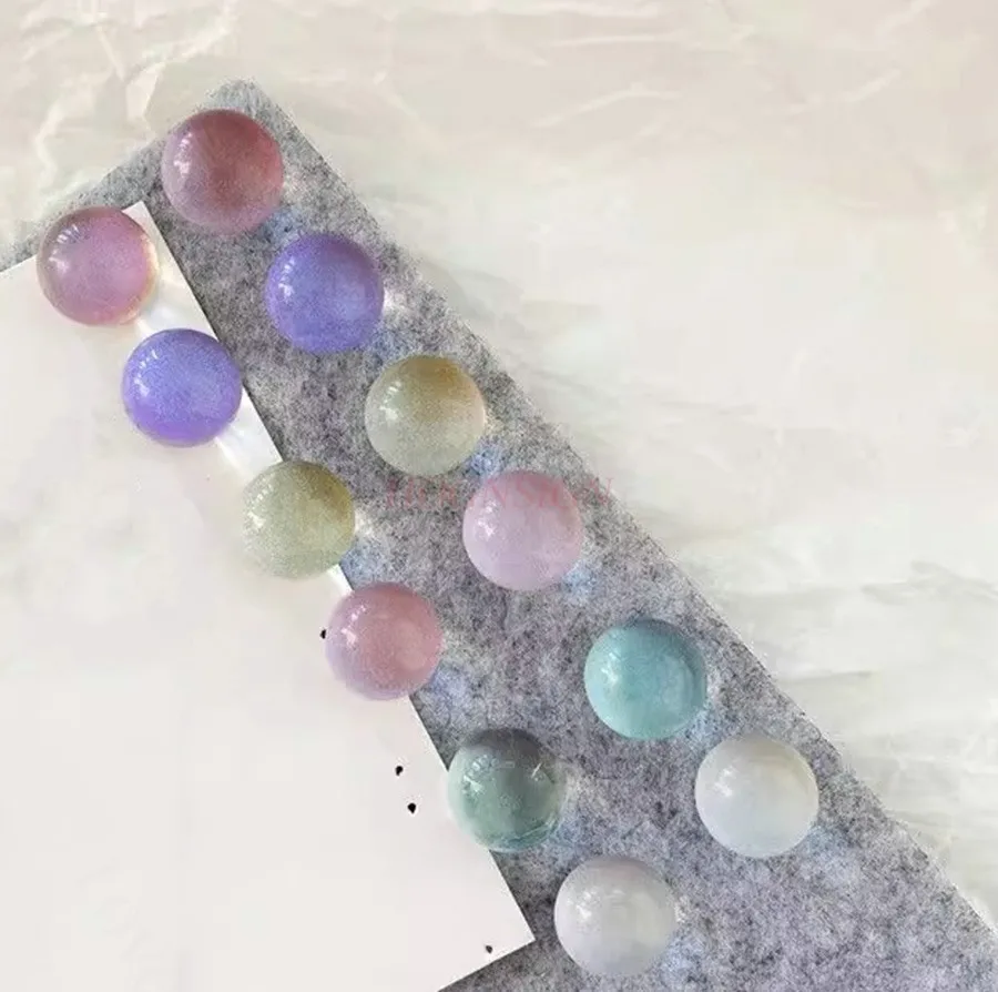 12 шт. прозрачное сверкающее розовое украшение для фото с изображением звездного