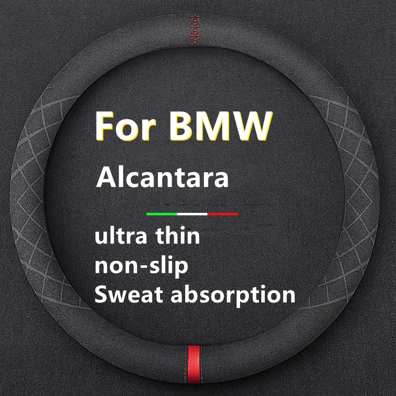 

For BMW M Sport G30 G31 G32 G20 G21 G11 G12 G14 G15 G16 X3 G01 X4 G02 X5 G05 X7 G07 Accessories Car Steering Wheel Cover Suede