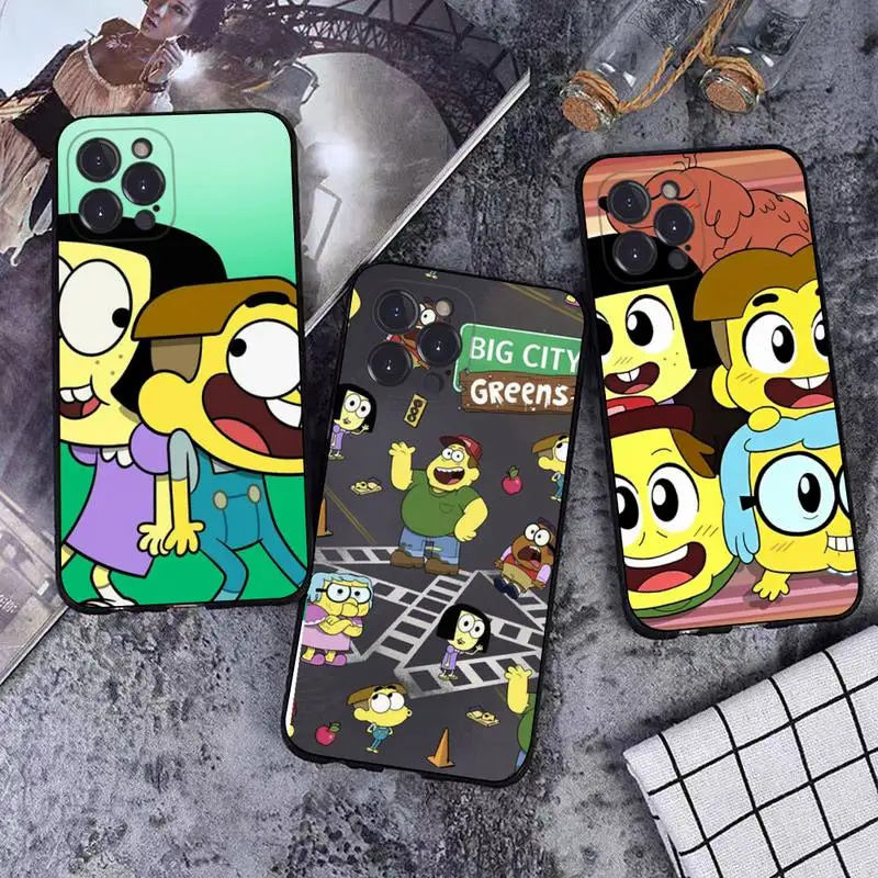

Disney Big City Greens Phone Case For iPhone 8 7 6 6S Plus X SE 2020 XR XS 14 11 12 13 Mini Pro Max Mobile Case