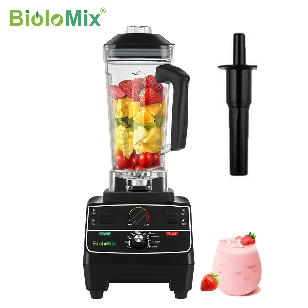 BPA Free 2L Jar 2200W Professional Smart Timer Pre-programed Blender Mixer Juicer Food Processor Ice Smoothies Crusher