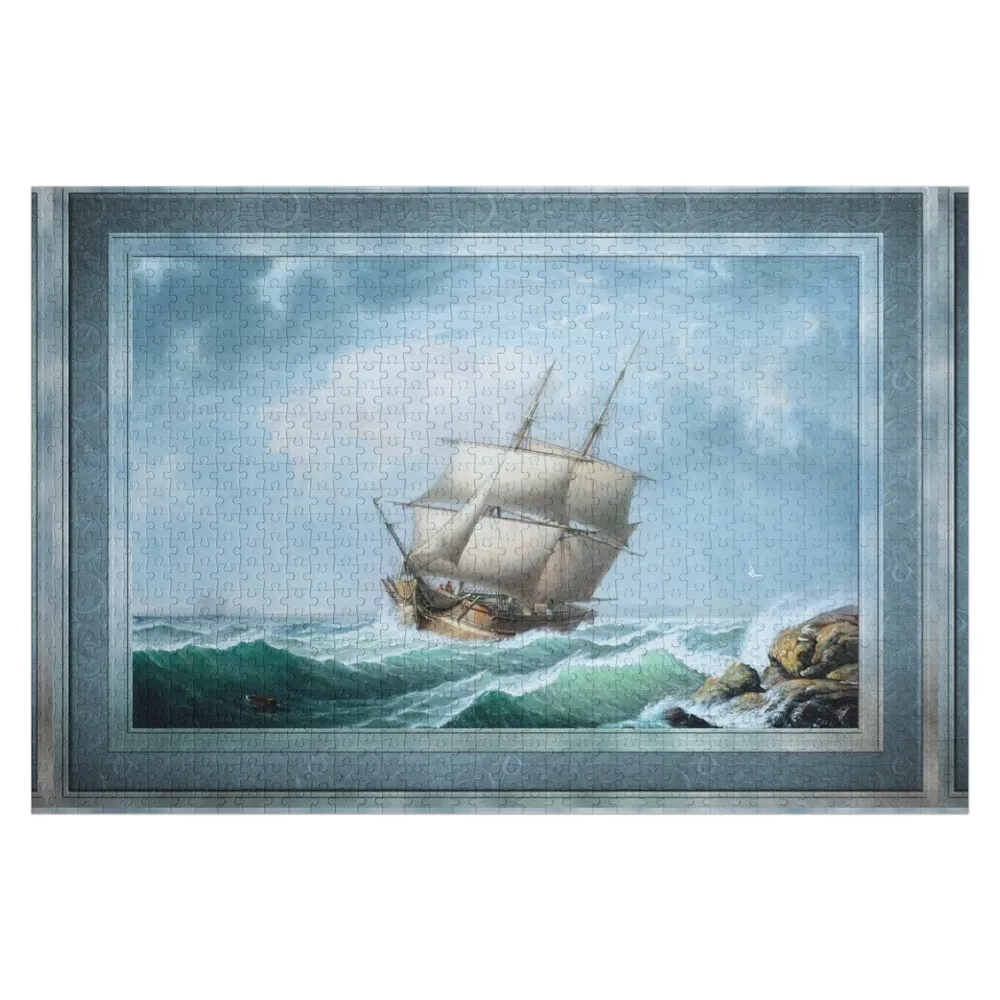 Brig Off the Maine Coast от Fitz Hugh Lane Классическое морское искусство Xzendor7 Репродукции Old Masters