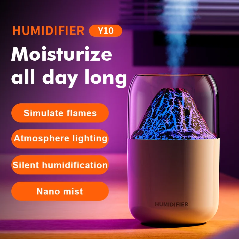 

Увлажнитель воздуха Volcano Flame, 300 мл, мини-USB