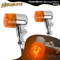 universal motorcycle turn signal accessories light flashing 12v zinc alloy for triumph road glide cafe racer harley bike yamaha