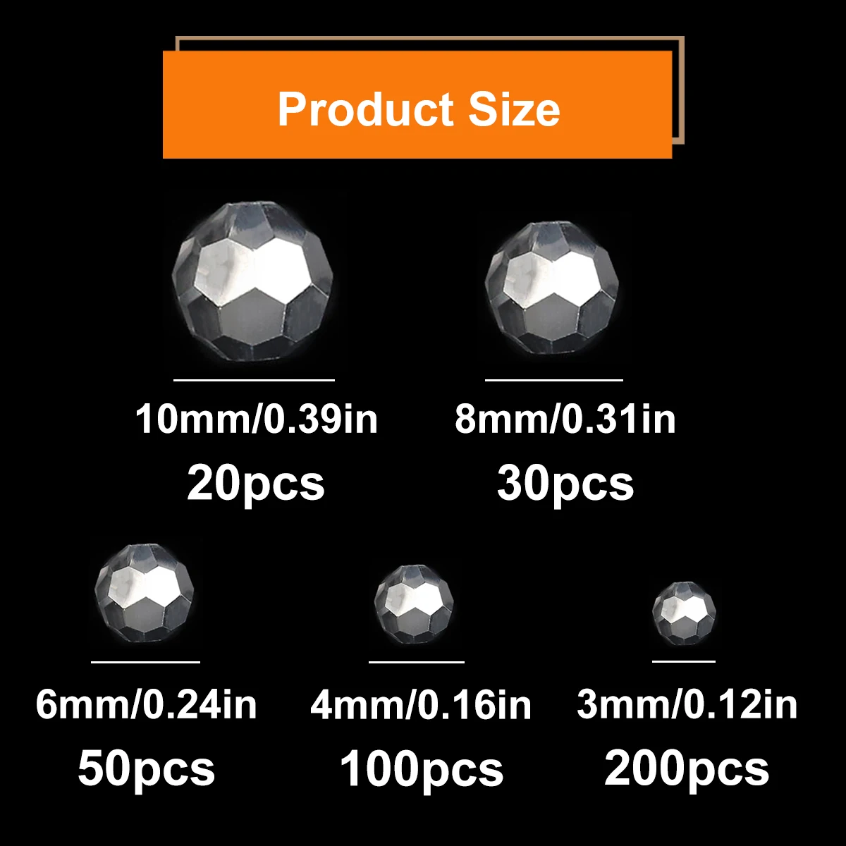 Серебристые Австрийские хрустальные шарики оформление украшений сделай сам