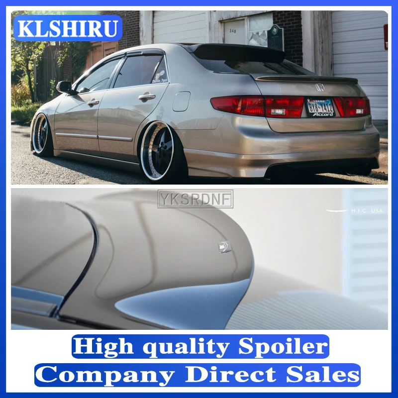 

KLSHIRU for Honda Accord Spoiler 2003-2007 visor roof wing rear spoiler