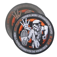 disney star wars embroidered fastener stickers 9 5cm imperial dancer hook and loop patches military fans outdoor bag accessories