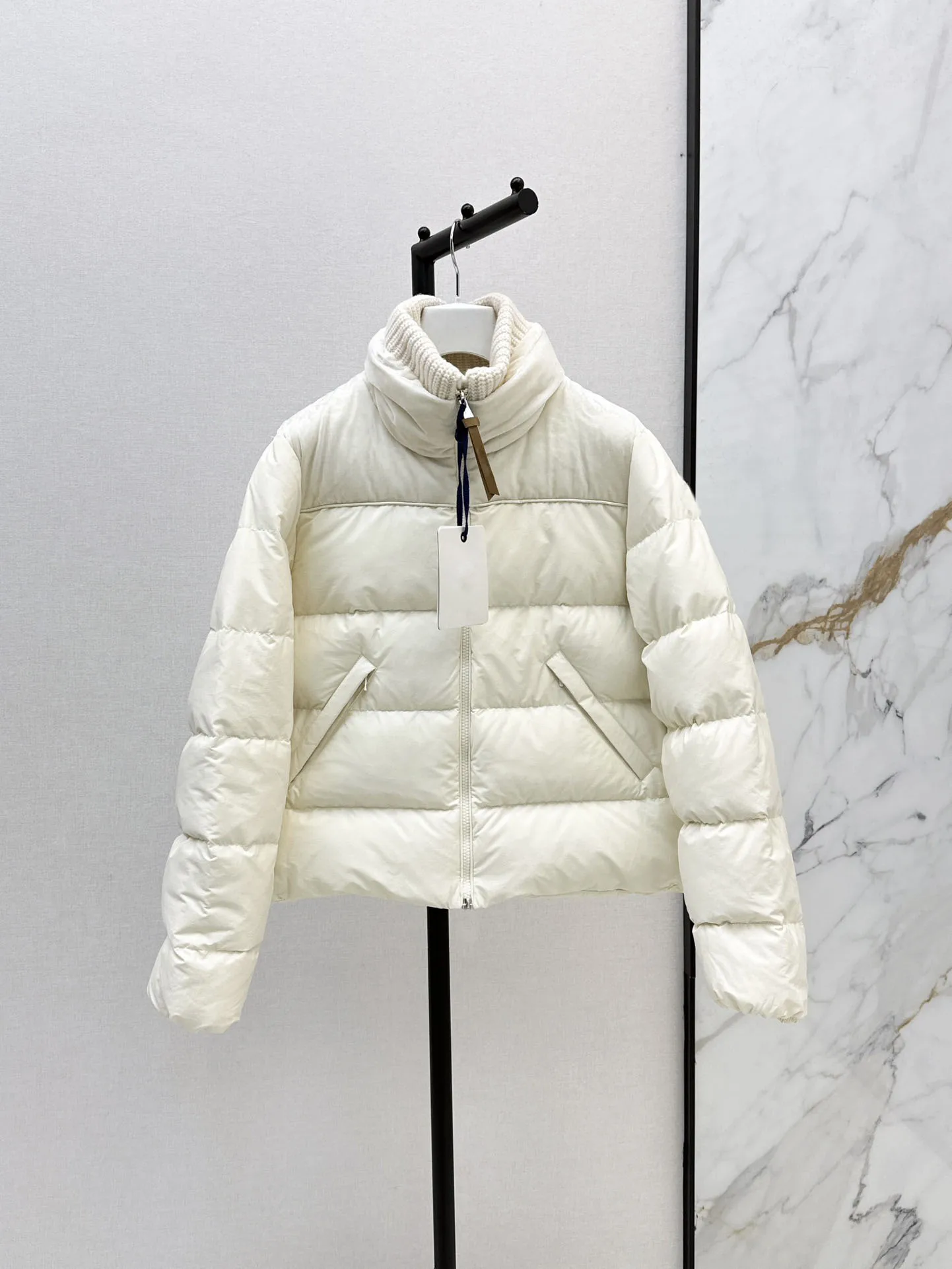 Осень и зима новейший пуховик с воротником супер модное платье-хлеб