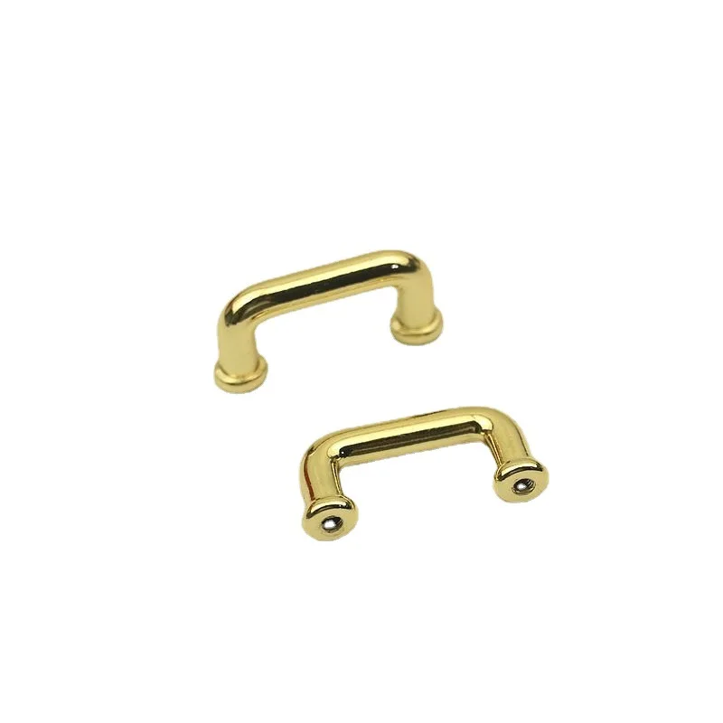 30Pcs 20mm Metal Buckle U Rings Handbag Bag Connector Arch Bridge Hanger with Screw DIY Leather Crafts Sewing Hardware Accessory