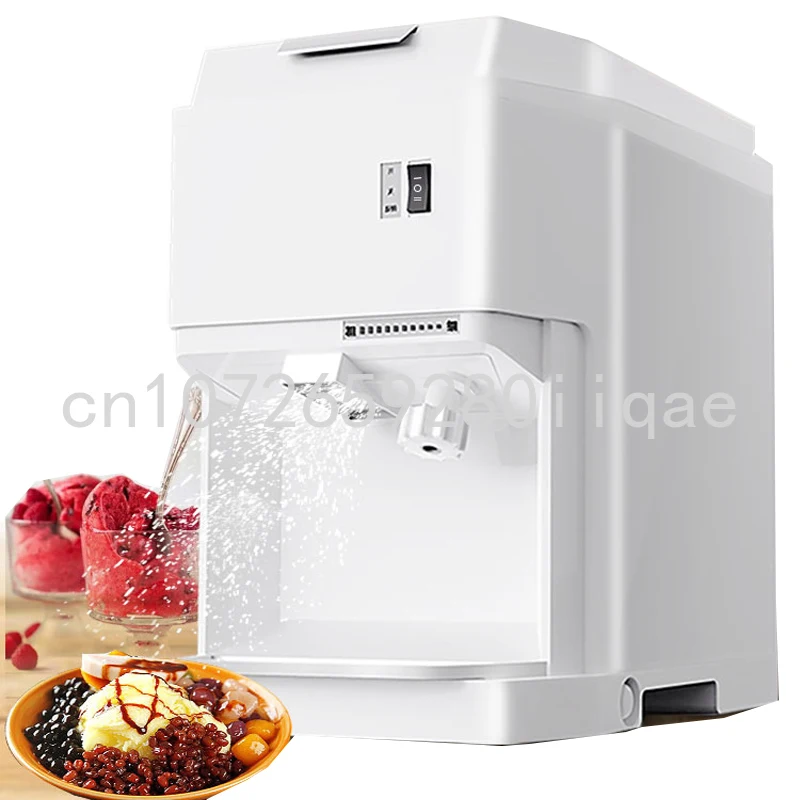 

220V Electric Ice Crusher Smoothie Shaver Snow Cone Grinder Machine Commercial 120Kg/h