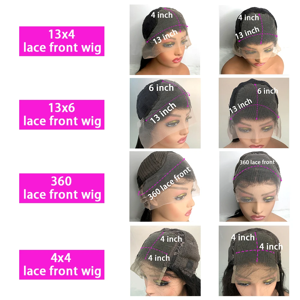 Hd Lace Wig 13x6 Human Hair Wigs For Women Brazilian Hair 13x4 Deep Wave 360 Lace Frontal Wig 30 Inch Water Wave Lace Front Wig images - 6