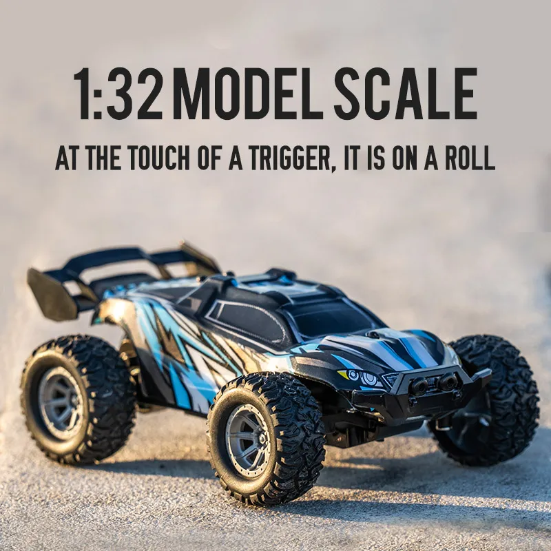1/32 Mini High Speed Drift Racing A RC Car Off-Road Remote Control Cars Toys Boys Luminescent Led Light Radio Controlled 9115m