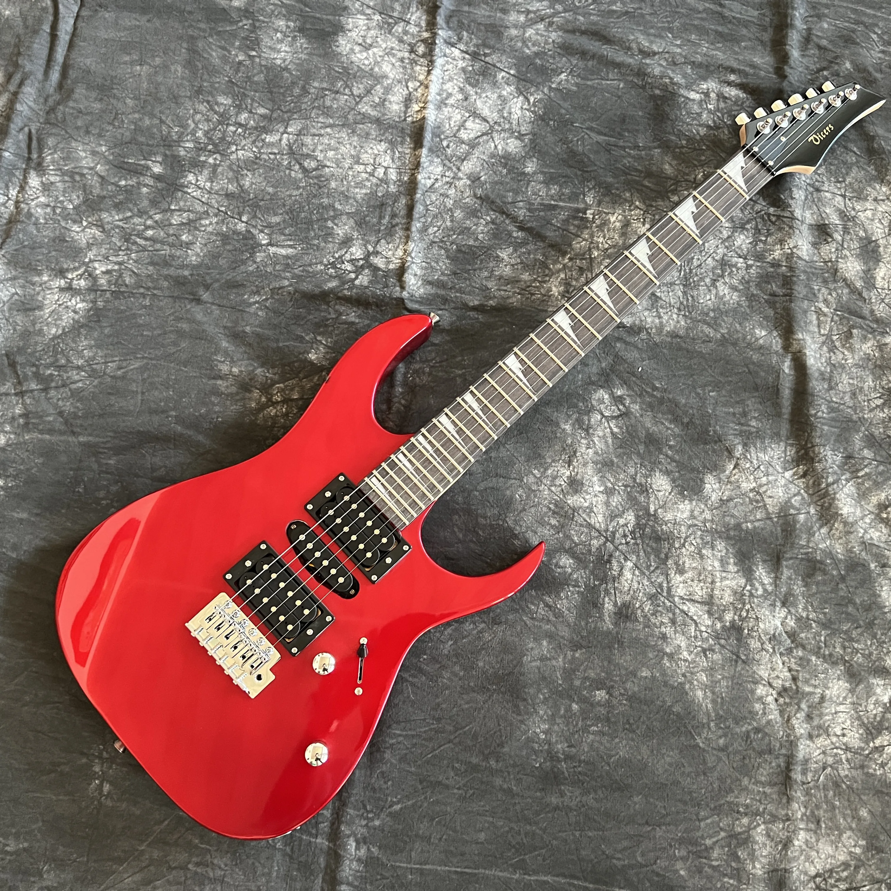 

Electric Guitar Red color Handmade 6 stings gitaar rosewood fingerboard