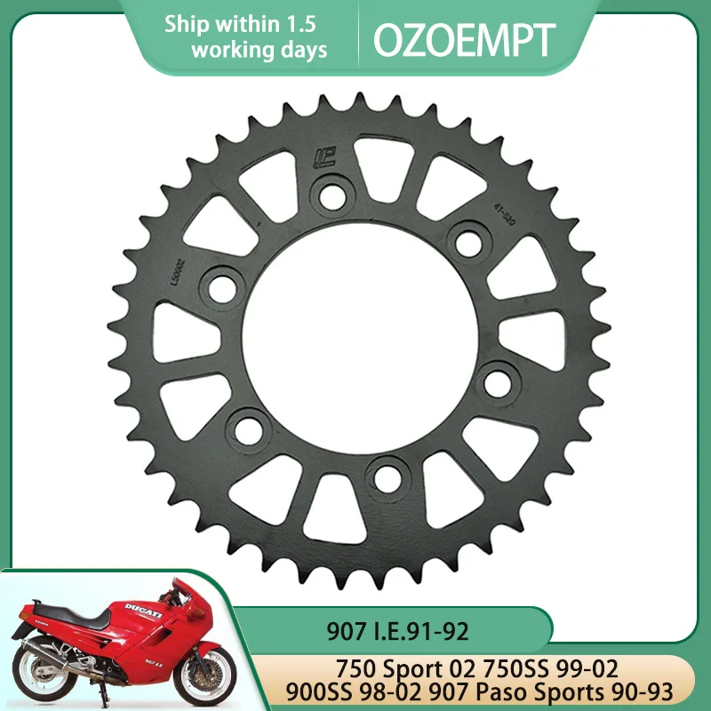 Задняя звездочка для мотоцикла OZOEMPT 520-40T подходит 750 Sport 02 750SS 99-02 900SS 98-02 907 этап Sports
