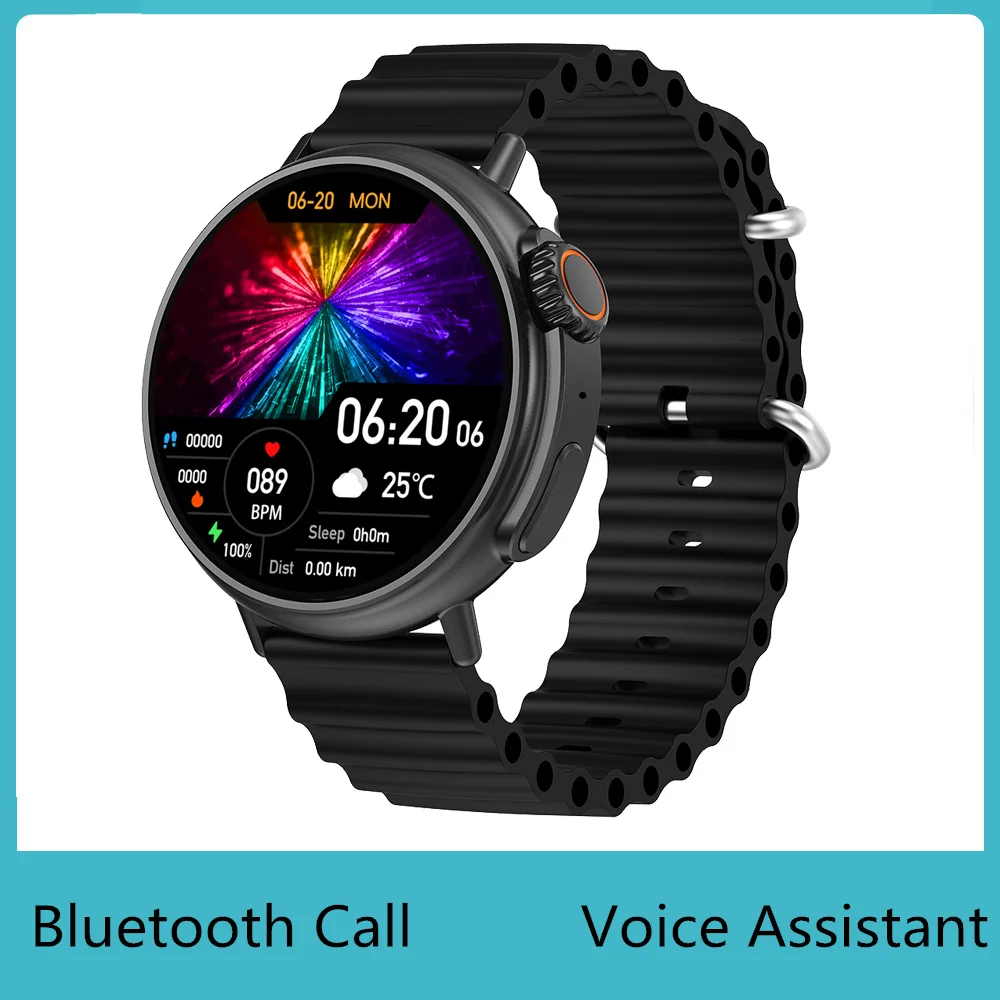 

Smart Watch Answer Dial Call Waterproof IP67 Voice Assistant Remote Music NFC SOS 1.6inch IPS Full Touch sScreen Smartwatch 2023