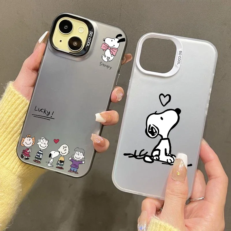 Милый чехол Snoopy для OPPO Realme C55 C53 C75 C65 C63 C51 C31 C33 C35 C12 C15 C21Y C25Y C25 C25S C20 C11 8 9 13 10 11 12 Pro Plus