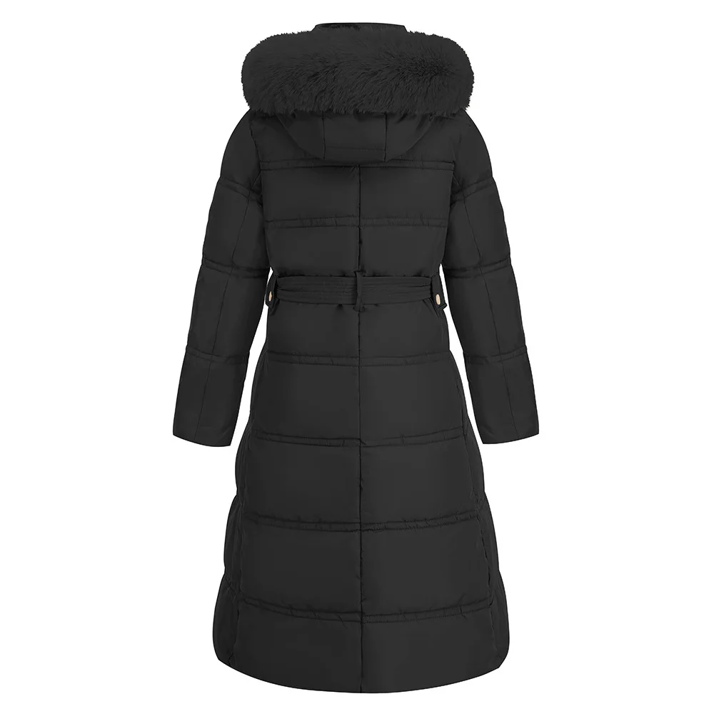 Women Winter Jackets Cotton Padded Warm Thicken Ladies OverCoat 2022 New Fashion Slim Long Coats Parka Womens Hooded Jackets