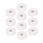 Зубная нить AZDENT, 10 рулонов, встроенная катушка, воск с мятным вкусом, европейская сменная зубная нить с плоским проводом, 50 мрулон