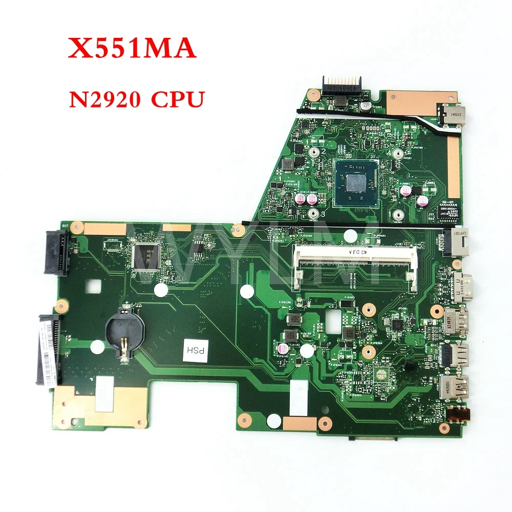 

X551MA With N2920 CPU Mainboard REV 2.0 For ASUS X551MA X551M F551MA D550M Laptop Motherboard MAIN BOARD 60NB0480-MB1500-206