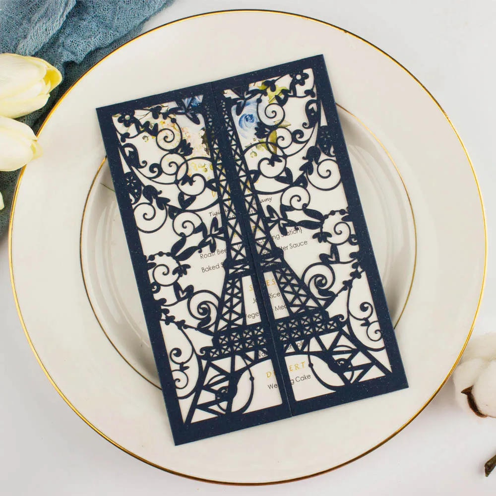 

Лазерная карманная крышка для приглашений