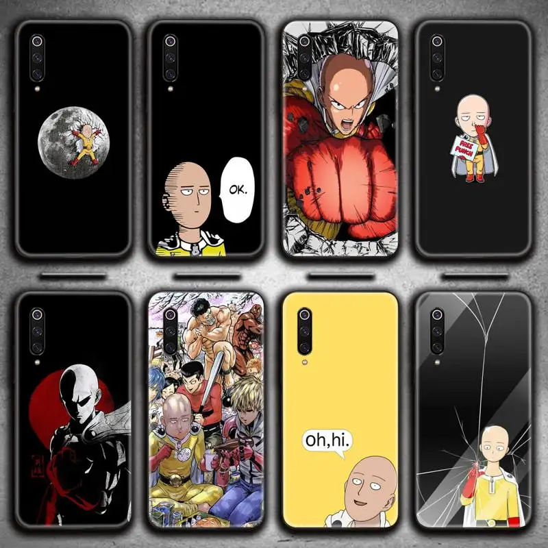 

One Punch Man Anime Phone Case for Xiaomi Mi Note 10 Lite Mi 9T Pro xiaomi 10 CC9 9SE