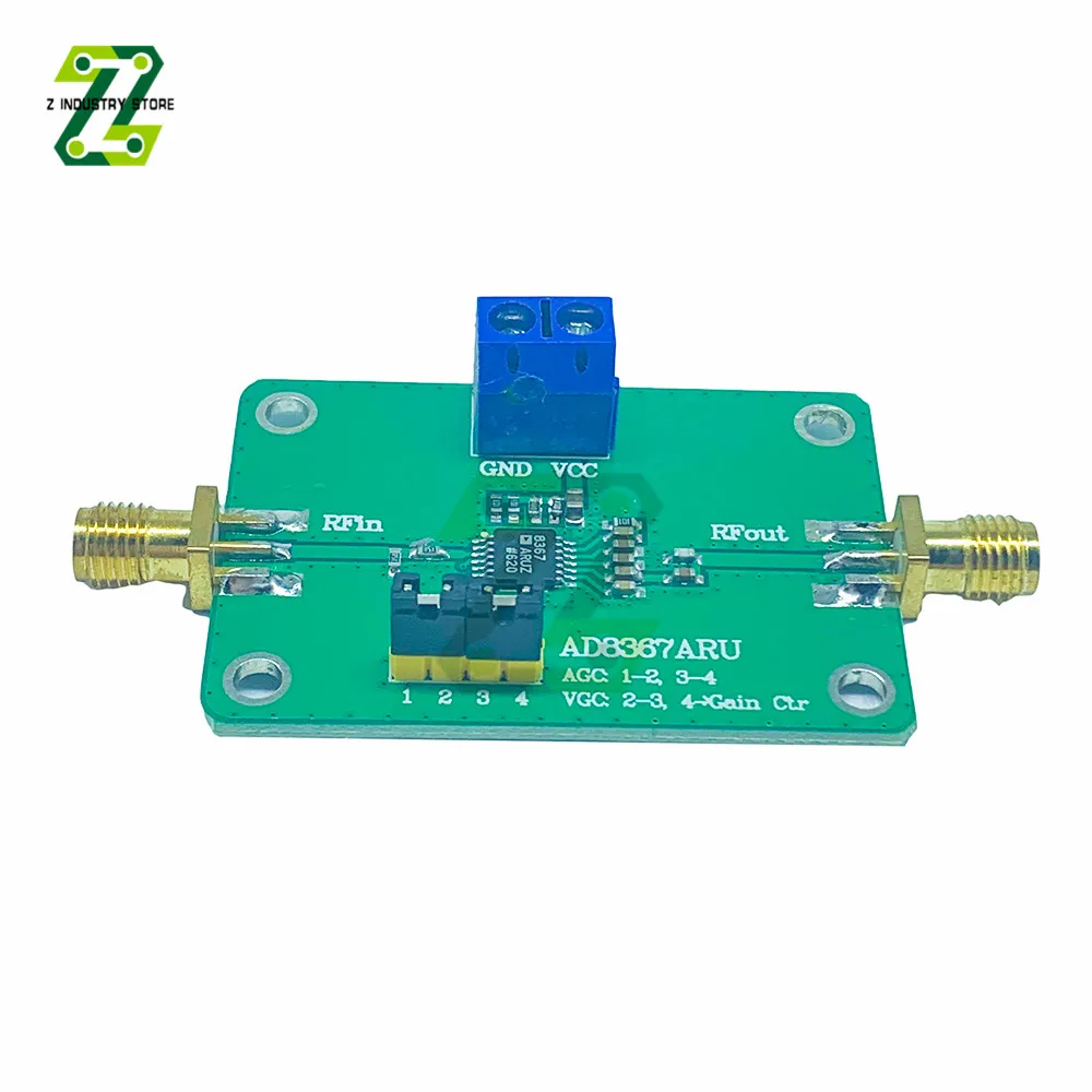 

AD8367 Module 0.1-500MHz 35dB Linear Variable Gain Amplifier IF Amplifier Board