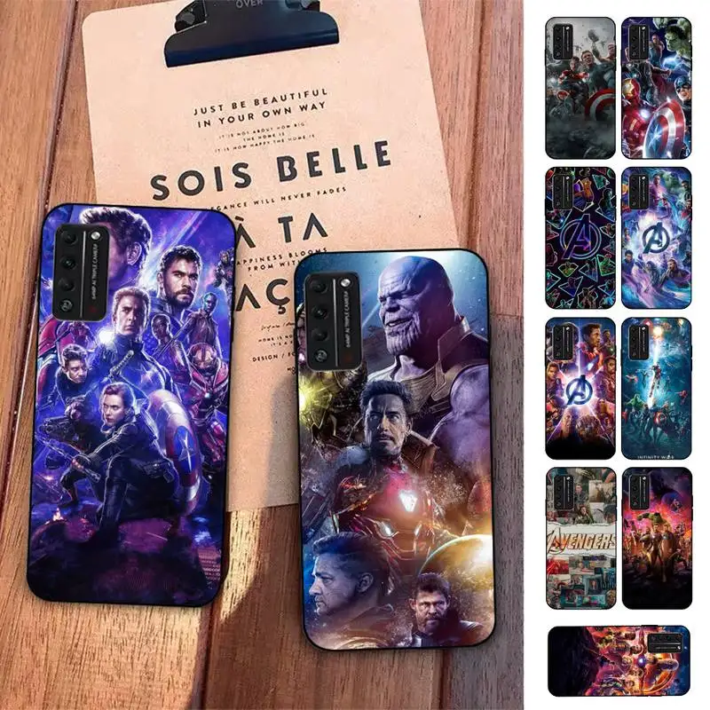 

Disney Marvel Superheroes The Avengers Hero Phone Case for Huawei Honor 10 i 8X C 5A 20 9 10 30 lite pro Voew 10 20 V30