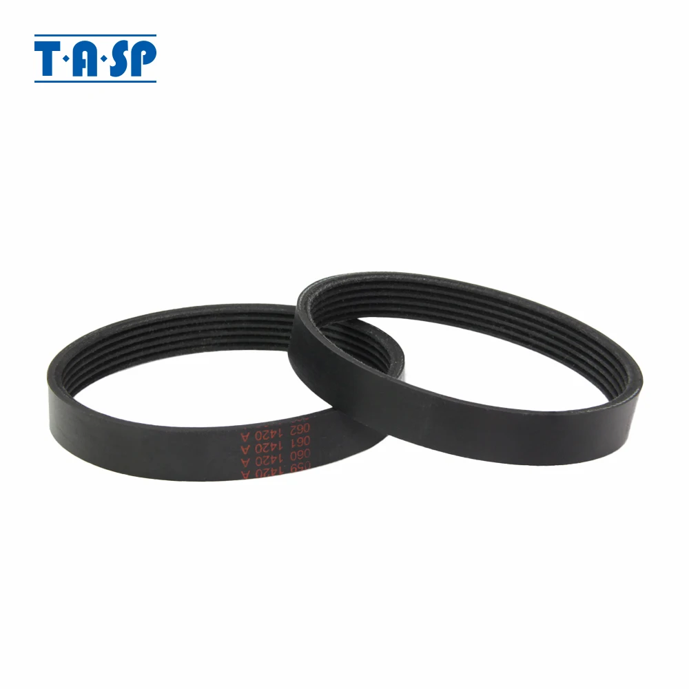 

TASP 2pcs Electric Planer Drive Belts Rubber 6PJ V-belt for EINHELL BG-SA RSA 1231 RVL N-RVL 1200 (Shorter)