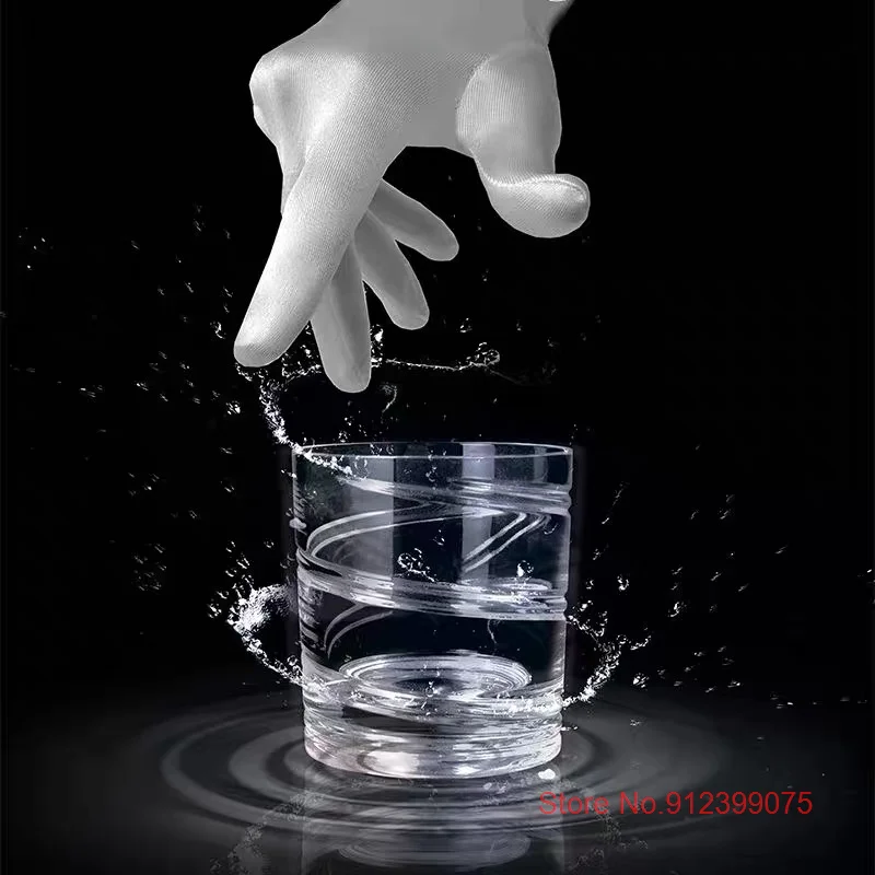 Вращающиеся стаканы для виски SHTOX в немецком дизайне хрустальные устойчивые