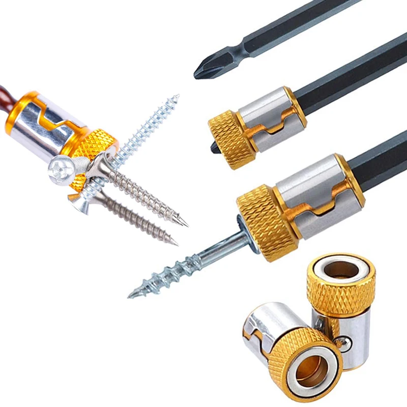 

Universal Magnetic Ring Alloy Magnetic Ring Screwdriver Bits Anti-corrosion Strong Magnetizer Drill Bit Magnetic Ring