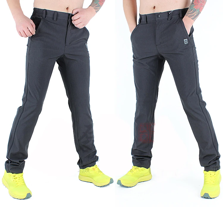 

Мужские высокоэластичные дышащие водонепроницаемые УФ-стойкие походные брюки мужские s тонкие ветрозащитные быстросохнущие уличные трекк...