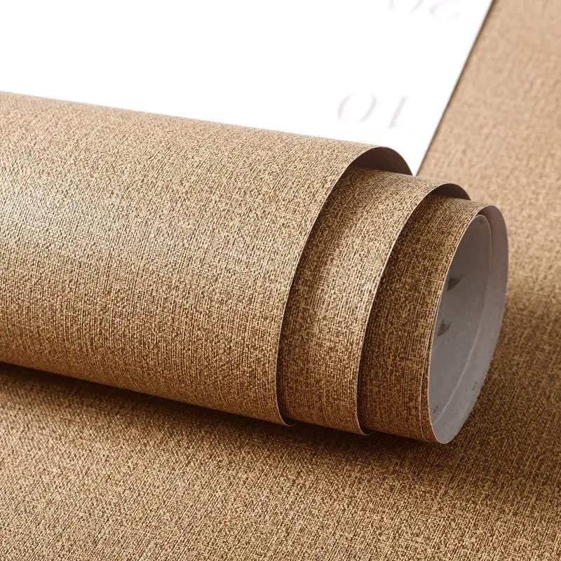 

5/3/1M Linen Straw Paper Peel and Stick Waterproof Wallpaper for Decorating Furniture Room Self Adhesive Removable Wall Sticker